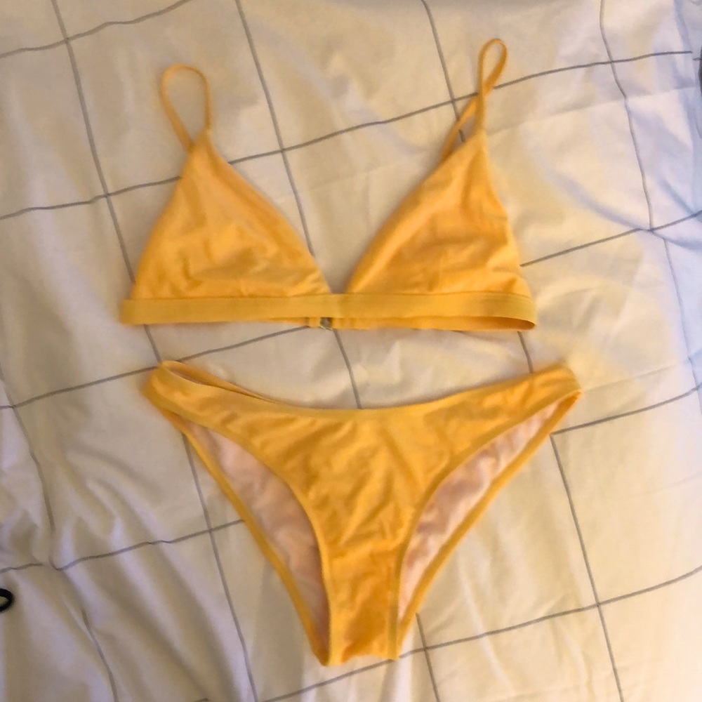 Shekini yellow bikini set